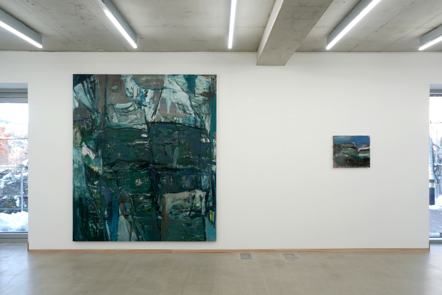 한성우 ≪지평선을 맴돌며≫ 2층 전시전경(1)- A-Lounge Contemporary